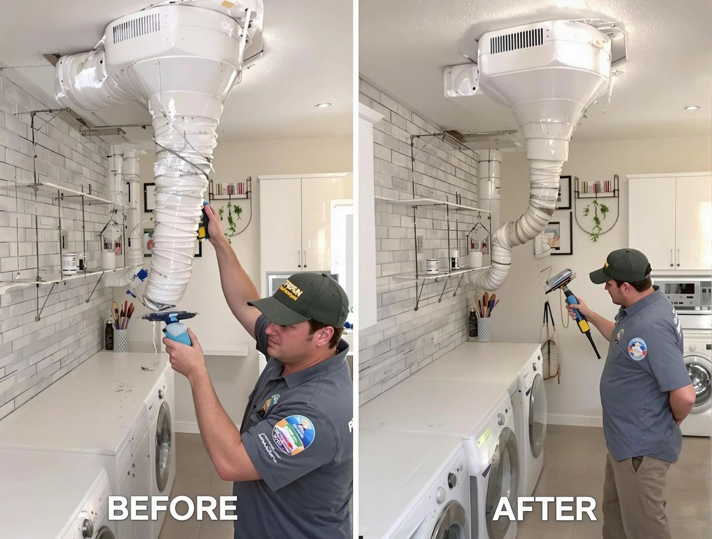 Professional dryer exhaust vent cleaning by Westminster Dryer Vent Cleaning in Westminster